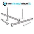 Blechschrauben Linsenkopf 5,5x70 Torx Edelstahl ISO 14585 DIN 7981 Bohrspitze-selbstschneidend 4,8 x 22 mm 100