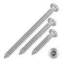 Blechschrauben Linsenkopf 5,5x70 Torx Edelstahl ISO 14585 DIN 7981 Bohrspitze-selbstschneidend 5,5 x 13 mm 100