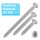 Blechschrauben Linsenkopf 5,5x70 Torx Edelstahl ISO 14585 DIN 7981 Bohrspitze-selbstschneidend 5,5 x 45 mm 50