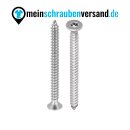 Blechschrauben Senkkopf 5,5x70 Torx Edelstahl ISO 14586 DIN 7982 Bohrspitze-selbstschneidend 5,5 x 70 mm 100 Stück 4,8 x 70 mm 25