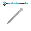 Blechschrauben Senkkopf 5,5x70 Torx Edelstahl ISO 14586 DIN 7982 Bohrspitze-selbstschneidend 5,5 x 70 mm 100 Stück 5,5 x 70 mm 25